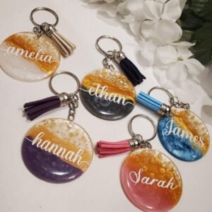Personalized Resin Keychains